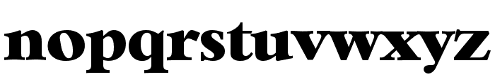 BernsteinSerial-Heavy-Regular Font LOWERCASE