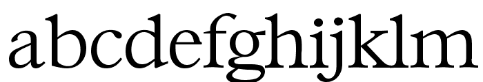 BernsteinSerial-Light-Regular Font LOWERCASE