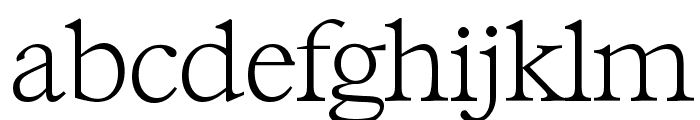 BernsteinSerial-Xlight-Regular Font LOWERCASE