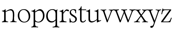 BernsteinSerial-Xlight-Regular Font LOWERCASE