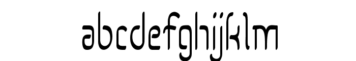 Berriwinkle-CondensedRegular Font LOWERCASE