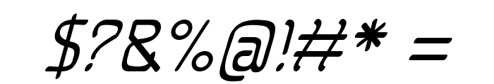 BerriwinkleItalic Font OTHER CHARS