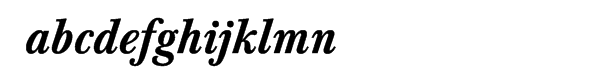Berthold Baskerville BQ Medium Italic OSF Sample