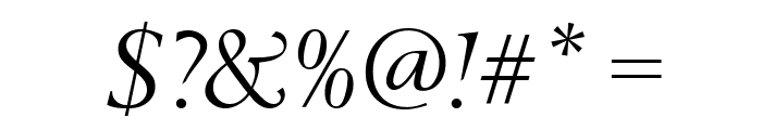 Bestseller-Italic Font OTHER CHARS