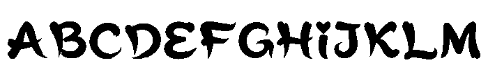 BE FEARLESS Regular Font UPPERCASE