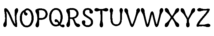 BE RADIANT Regular Font UPPERCASE