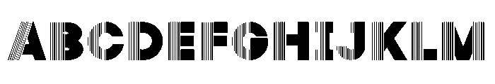 BEAMLINE Font UPPERCASE