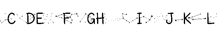 BEAUTIFUL CONSTELLA Regular Font UPPERCASE