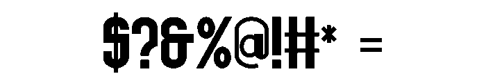 BEHENLEY Font OTHER CHARS