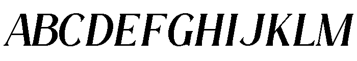 BELLAVERE-Regular Font UPPERCASE