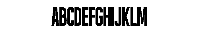 BERNIA-Regular Font UPPERCASE