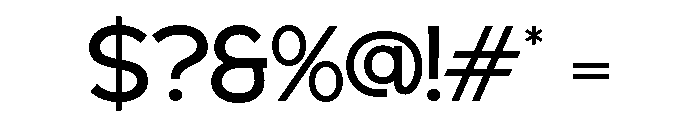BERSO-Regular Font OTHER CHARS