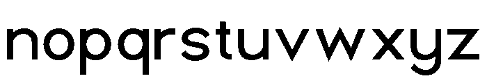 BERSO-Regular Font LOWERCASE