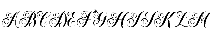 BESTIRA SCRIPT Regular Font UPPERCASE