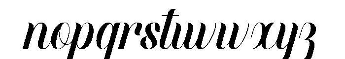 BESTIRA SCRIPT Regular Font LOWERCASE