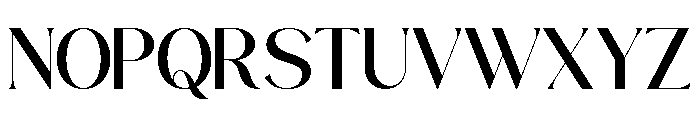 BESTIRA SERIF Regular Font UPPERCASE