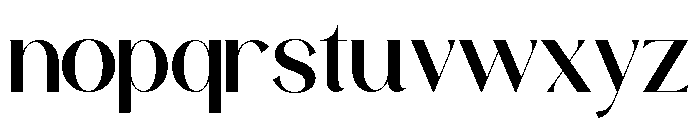 BESTIRA SERIF Regular Font LOWERCASE