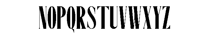 BETHAI Regular Font UPPERCASE