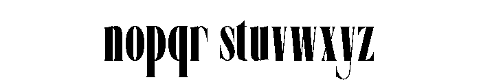 BETHAI Regular Font LOWERCASE