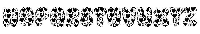 Be Mine Bubbles Font LOWERCASE