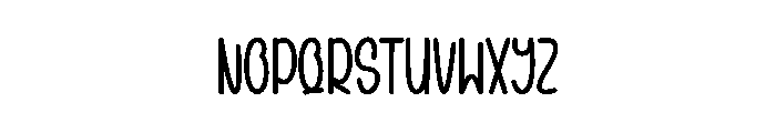 Beach Aesthetics Font UPPERCASE
