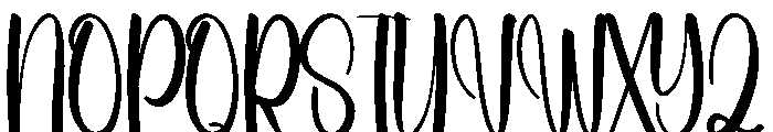 Beach Alphabet Font UPPERCASE