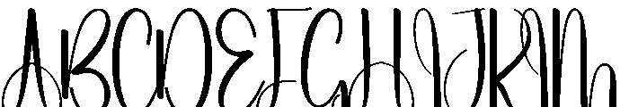 Beach Amphilogy Font UPPERCASE