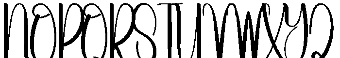 Beach Amphilogy Font UPPERCASE