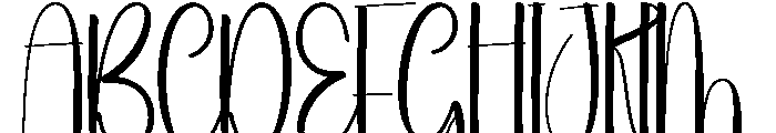 Beach Apparel Font UPPERCASE