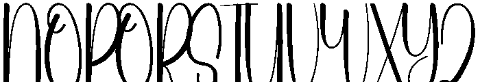 Beach Apparel Font UPPERCASE