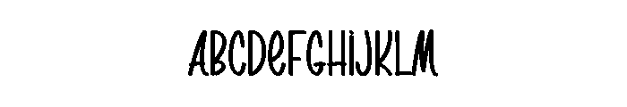 Beach Apricate Font UPPERCASE