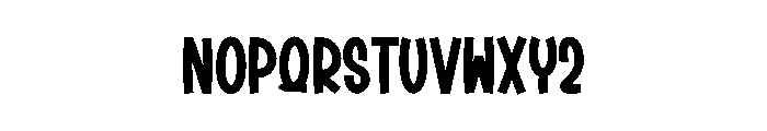 Beach Archibold Font UPPERCASE