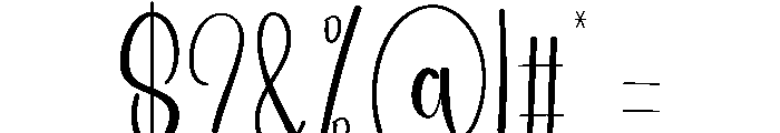 Beach Autography Font OTHER CHARS