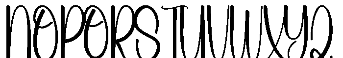 Beach Babyface Font UPPERCASE