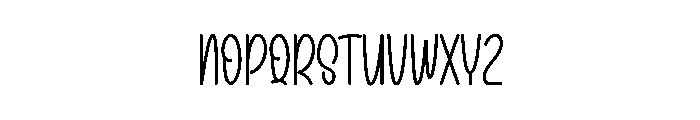Beach Bambizle Font UPPERCASE