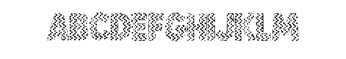 Beach Box Font UPPERCASE