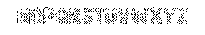 Beach Box Font UPPERCASE