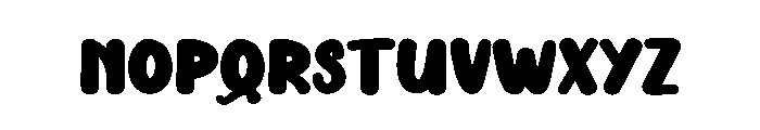 Beach Bright Font LOWERCASE