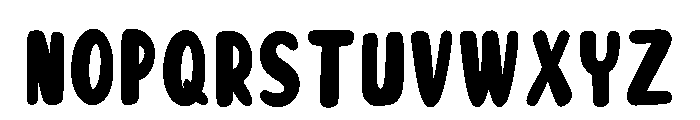Beach Bubble Regular Font LOWERCASE
