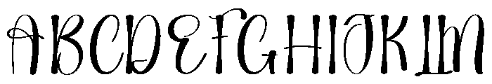 Beach California Font UPPERCASE
