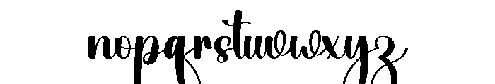 Beach California Font LOWERCASE