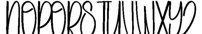 Beach Caramelon Font UPPERCASE