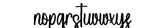 Beach Caramelon Font LOWERCASE