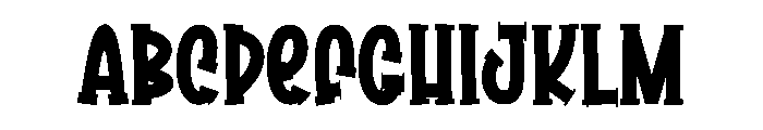 Beach Choconute Font UPPERCASE