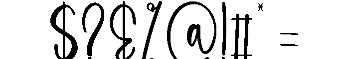 Beach Chocopie Font OTHER CHARS