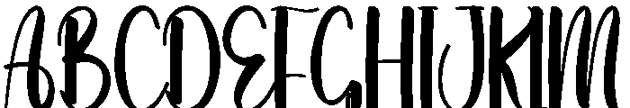 Beach Chocopie Font UPPERCASE