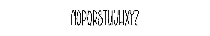 Beach Crafty Font UPPERCASE