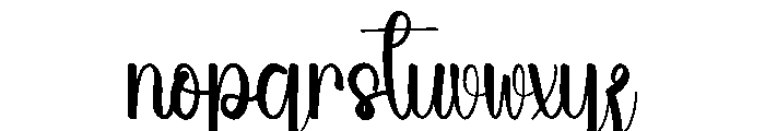 Beach Darling Font LOWERCASE