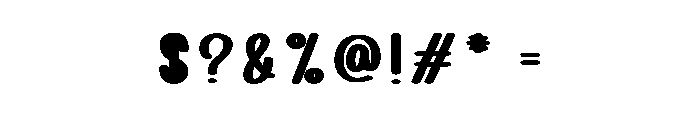 Beach December Font OTHER CHARS