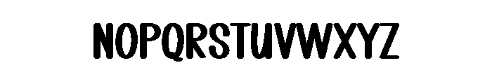 Beach December Font LOWERCASE
